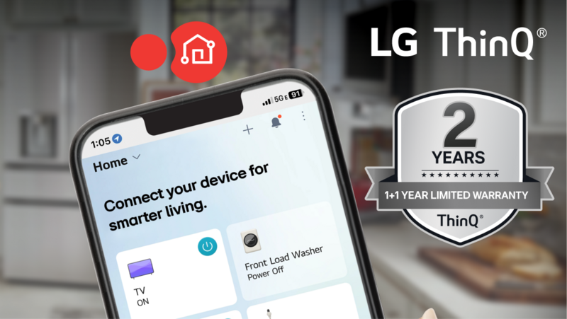 badge reading 2 year warranty next to a phone image